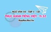 Soạn bài Thực hành tiếng Việt trang 32 lớp 10 Cánh Diều tập 1